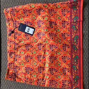 Orange designed skort size medium with tags